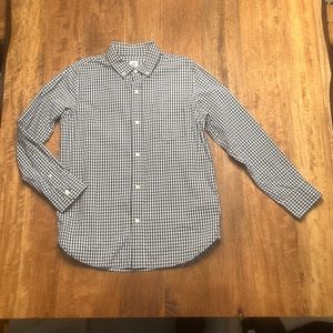 Big Boys button down Gingham shirt size 12